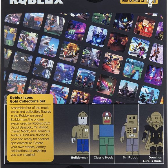 Roblox Action Collection - 15th Anniversary Gold Collector's Set Figures 4pk - Picture 3 of 3